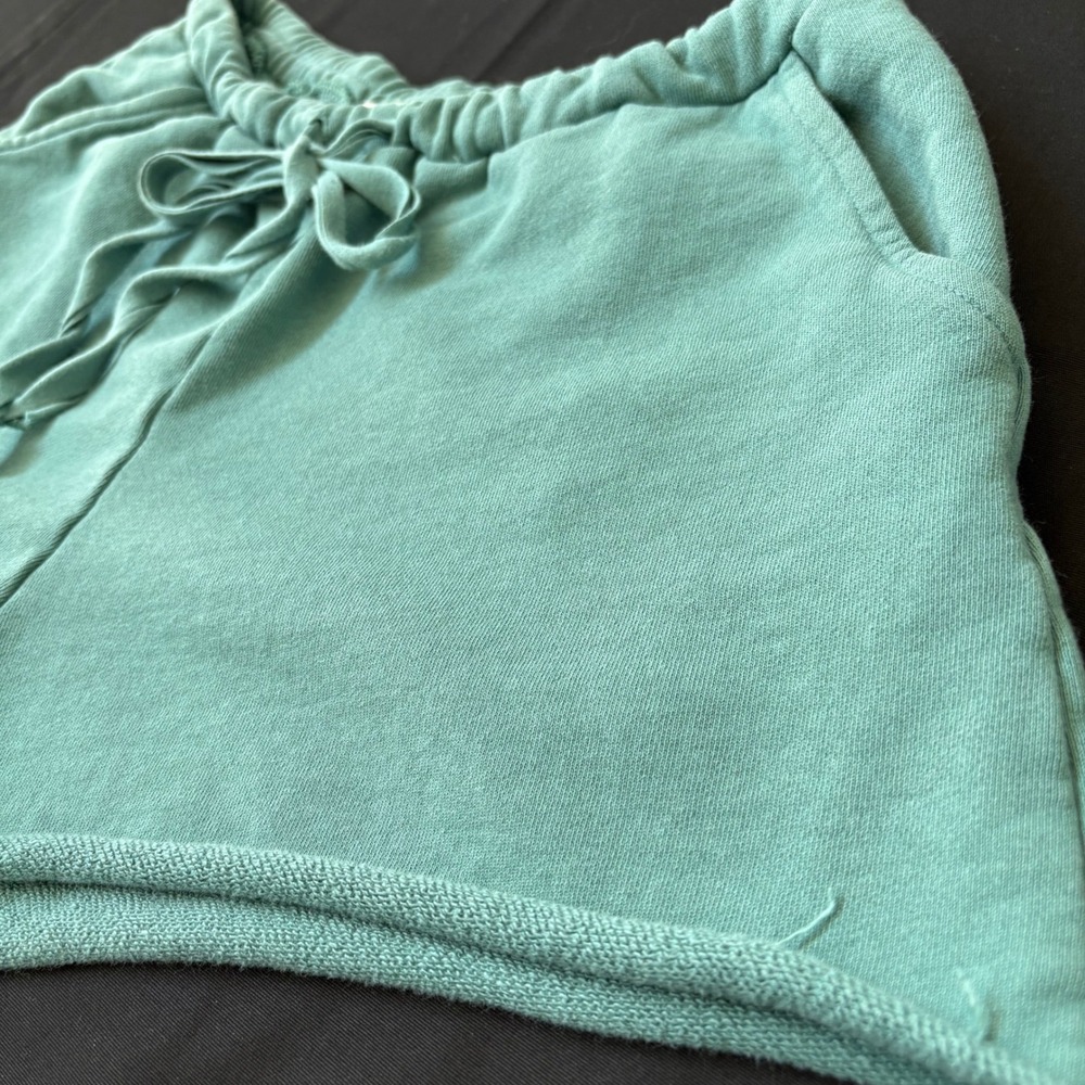 Böhme Lounge Shorts Comfy Drawstring Waist Casual Green‎ Shorts Size S